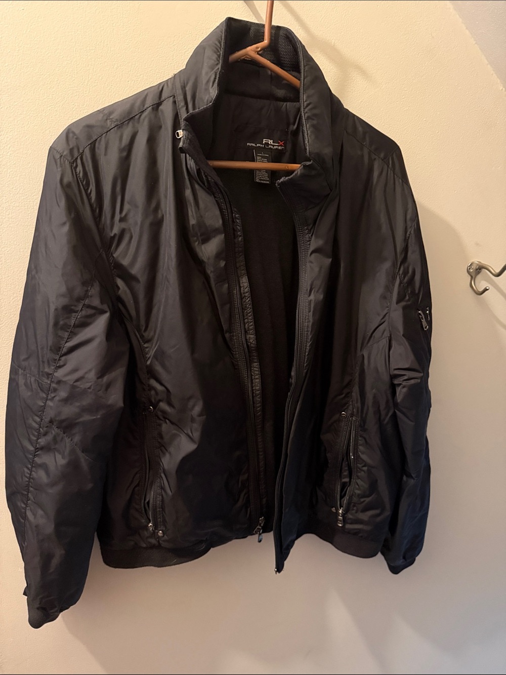 RLX Ralph Lauren Men's Black Lightweight Jacket